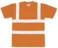 Tričko PW do "véčka" výstražné reflexné pruhy oranžové veľkosť XL