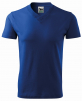 Tričko Malfini V-neck 160 bavlna 100 % priekrčník do "V" krátky rukáv kráľovská modrá