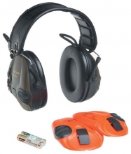 Mušľové chrániče sluchu 3M PELTOR SPORT TAC MT16H210F-478-GN elektronické s hlavovým temenným oblúkom SNR 26 zelené