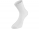 Ponožky pracovné a voľnočasové CXS Verde bavlna/PES/elastan hladký úplet gumičkový lem biele