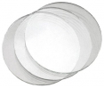Sklo krycí okrúhle priemer 50 mm pre zváračské okuliare číre