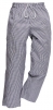 Nohavice PW BROMLEY Chefs elastický pás na šnúrku 100% bavlna kuchárske vzor pepito tmavo modro/biele