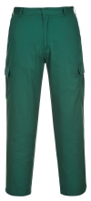 Nohavice COMBAT pánske do pásu s vreckami tmavo zelené veľkosť 32 "- S