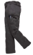 Nohavice COMBAT pánske do pása s vreckami čierne veľkosť 40" - XL