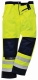 Nohavice BIZFLAME MULTI do pása antistatické elektroodolné nehorľavé výstražné svietivo žlté/tmavomodré veľkosť XL