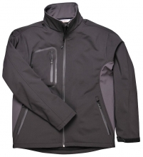 Softshellová bunda TECHNIK DUO čierno/sivá veľkosť XL