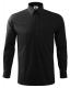 Košeľa Malfini STYLE LS bavlnené pánska náprsné nakladané vrecko dlhý rukáv s manžetou čierna