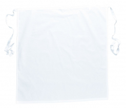 Zástera PW Gastro Klasik Hope Kingsmill do pása PES/bavlna zaväzovanie na šnúrky 71 x 76 cm biela