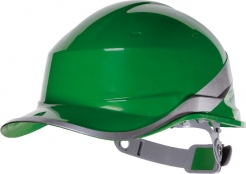 Prilba Delta Plus BaseBall Diamond V reflexné pruhy na škrupine nastavenie posuvným pásikom zelená