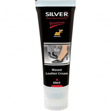 Krém Silver Premium na obuv tuba s aplikátorom 75 ml čierny