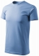 Tričko Malfini Basic 160 bavlnené krátky rukáv bezšvový strih trupu guľatý priekrčník silikónová úprava nebovo modré