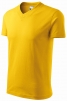 Tričko Malfini V-neck 160 bavlnené krátky rukáv priekrčník do "V" žlté