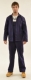 Montérkový komplet STANDARD blúza a nohavice s náprsenkou tmavomodrý veľkosť 52