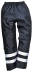 Nohavice PW IONA Lite do pása s pruženkou zateplené nepremokavé 2 reflexné pruhy tmavo modré