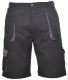  Krátke pracovné nohavice TEXO Contrast čierno/sivé veľkosť XL