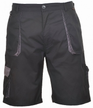  Krátke pracovné nohavice TEXO Contrast čierno/sivé veľkosť XL
